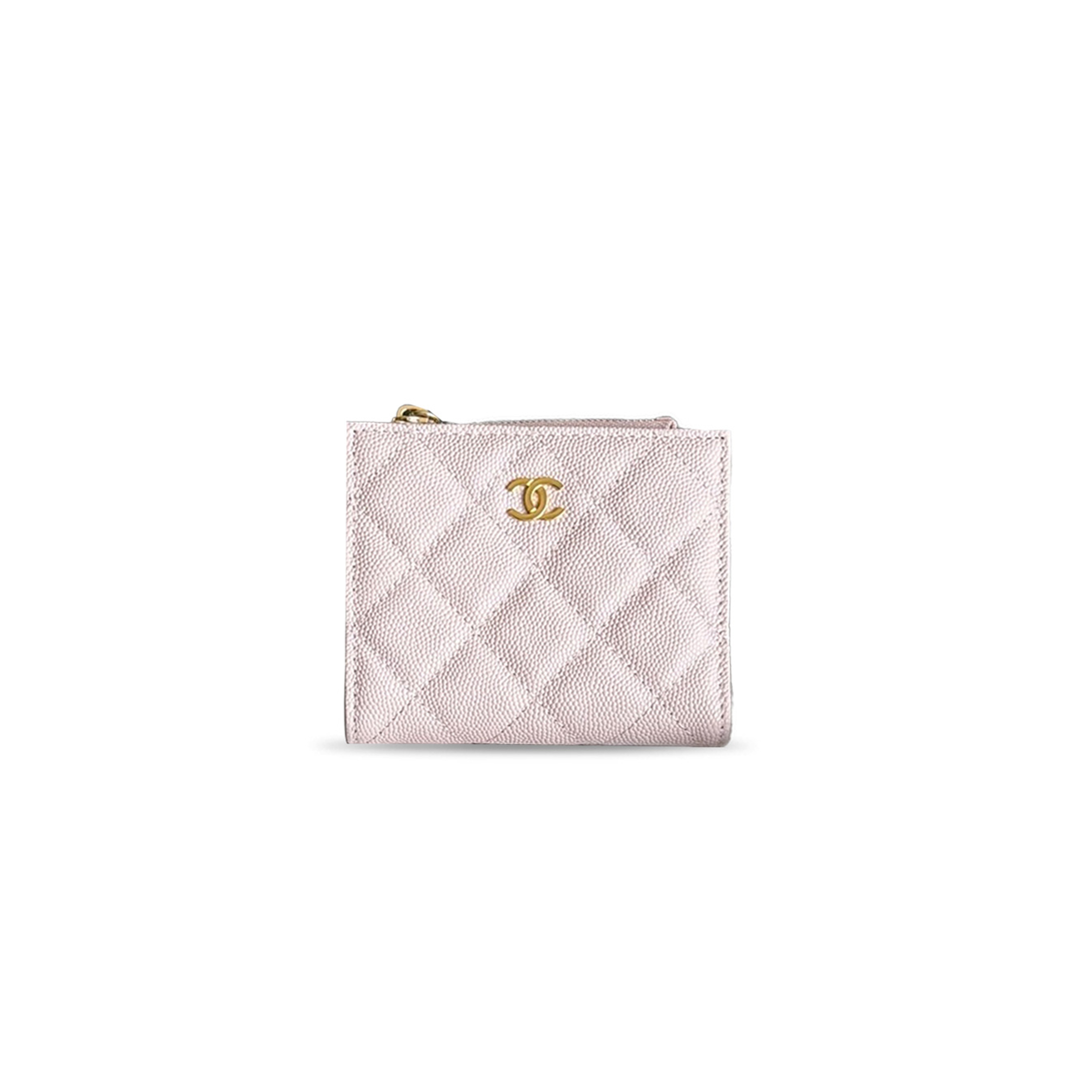 CHANEL CAVIAR QUILTED LEATHER ZIP-AROUND SHORT WALLET AP3388 (11*10*2cm)